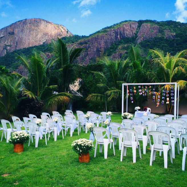 Foto 5 da Mansão Niterói — espaço para eventos com piscina, área verde e salões em Niterói